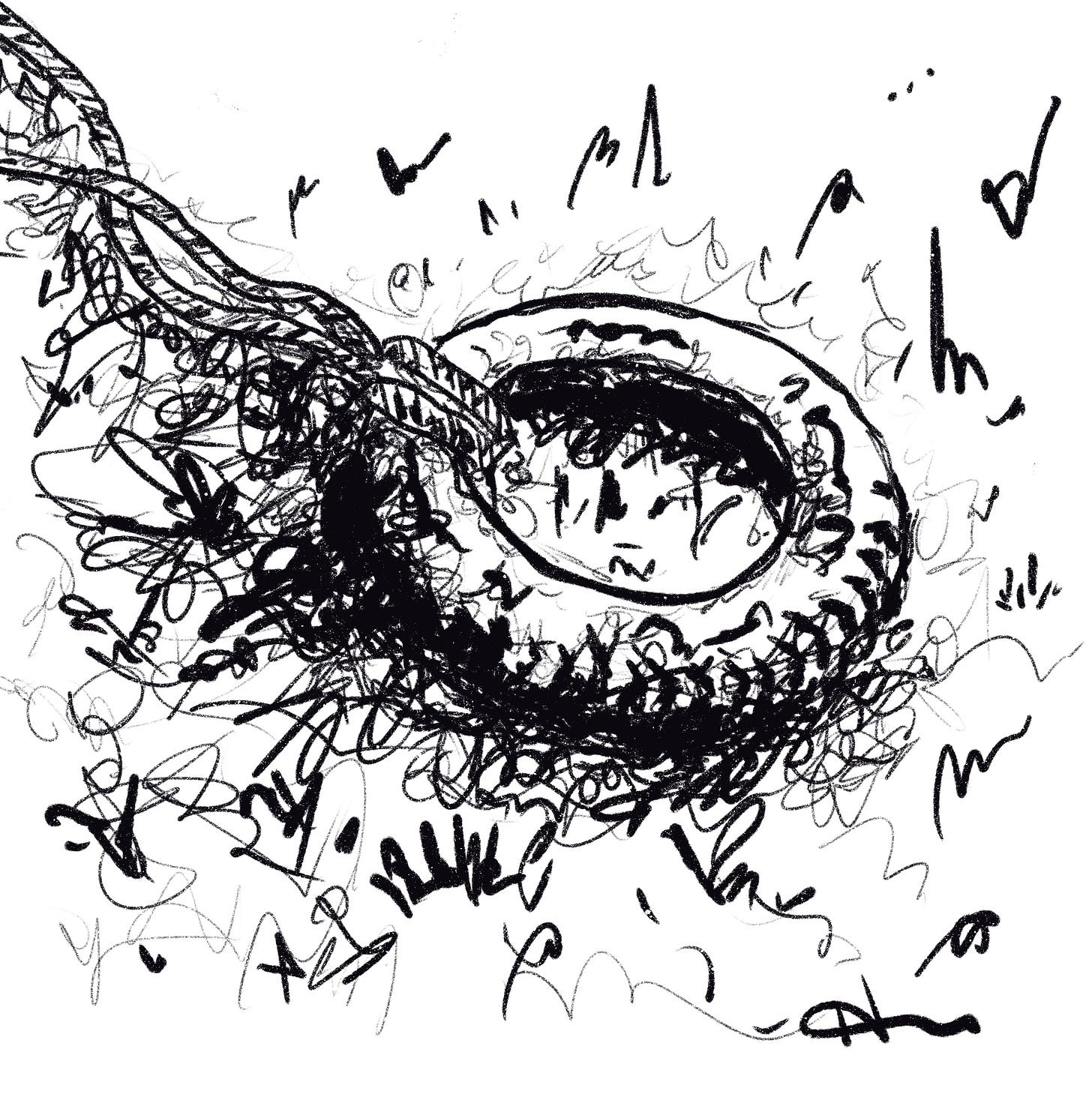 A roughly sketched digital illustration of a tire swing laying heavily on the ground. A roughly sketched digital illustration of a tire swing laying heavily on the ground.