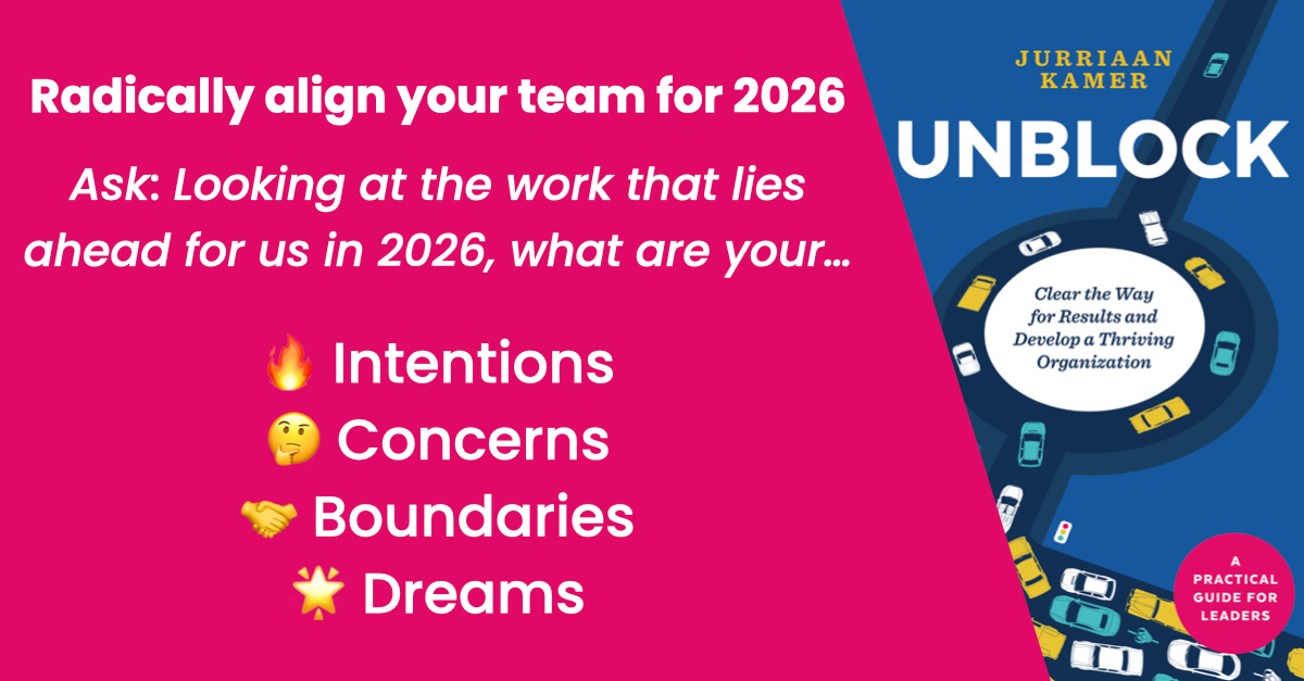 Radically align your team for the new year