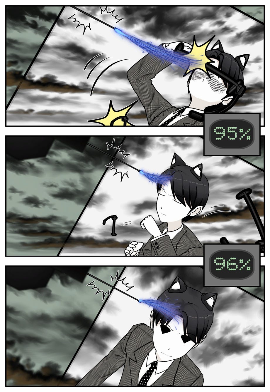 Ninety-five percent. Ninety-six percent.