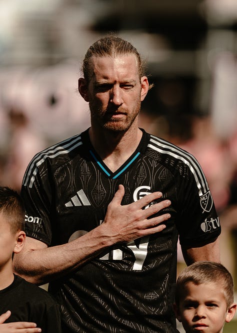 Charlotte players walk out during Inter Miami CF vs. Charlotte FC, March 9