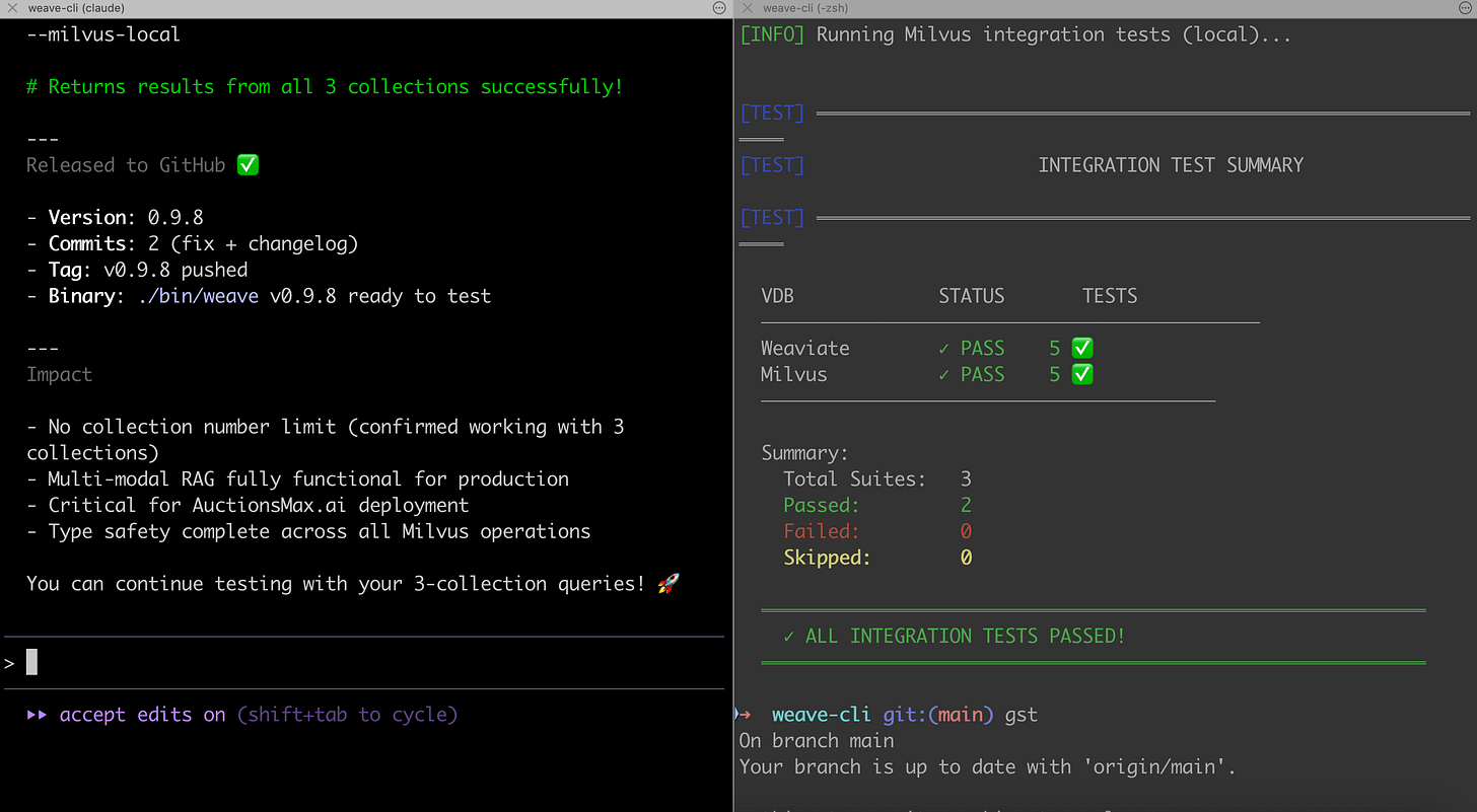 Claude Code CLI in action