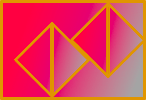 two diamonds with two lines running through them two diamonds with two lines running through them