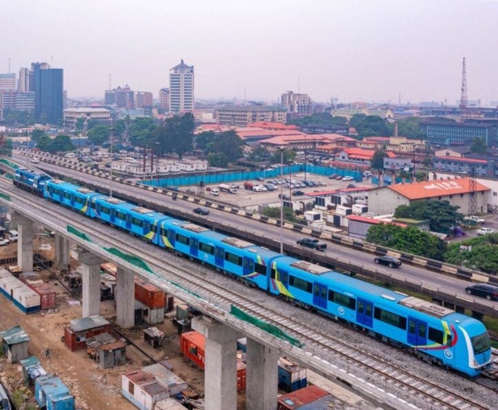 Lagos blue rail line