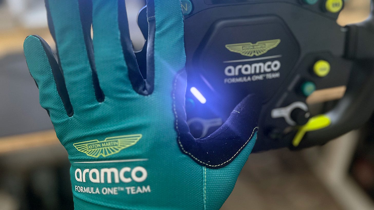Aston Martin Aramco F1 Team gloves Aston Martin Aramco F1 Team gloves