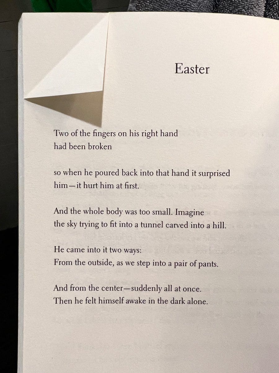 Eugenia Leigh on X: "there will never be a more perfect Easter poem than  this one by Marie Howe @HoweMariehowe https://t.co/uuR0T77e6m" / X