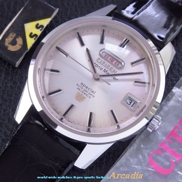 ◆デッド極稀少 1967年シチズン社製中期型 CITIZEN Chrono Master Special クロノマスタースペシャル35J 5250型 62GS同等CHRONOMETER級品♪