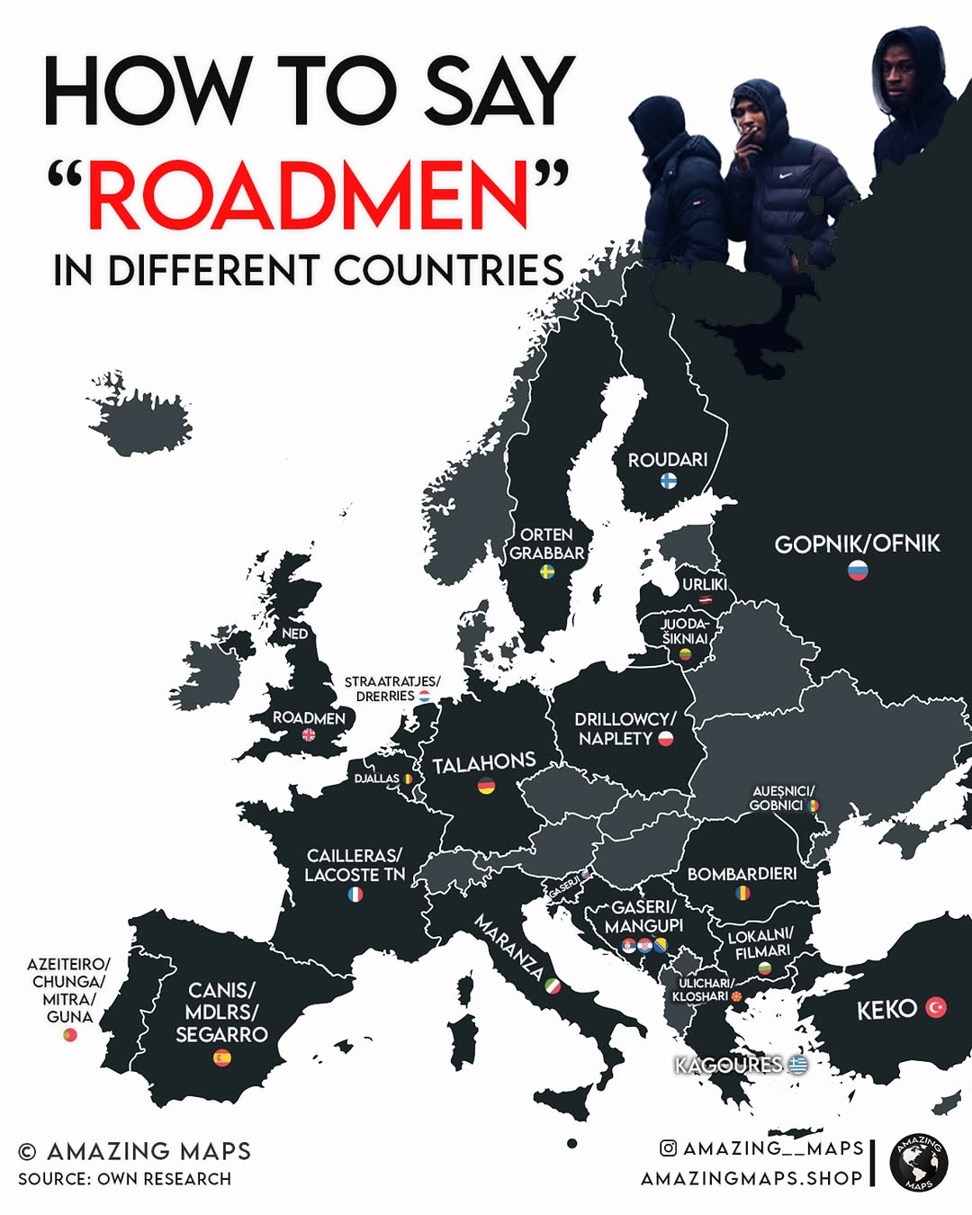 What Roadmen Are Called In Other European Countries