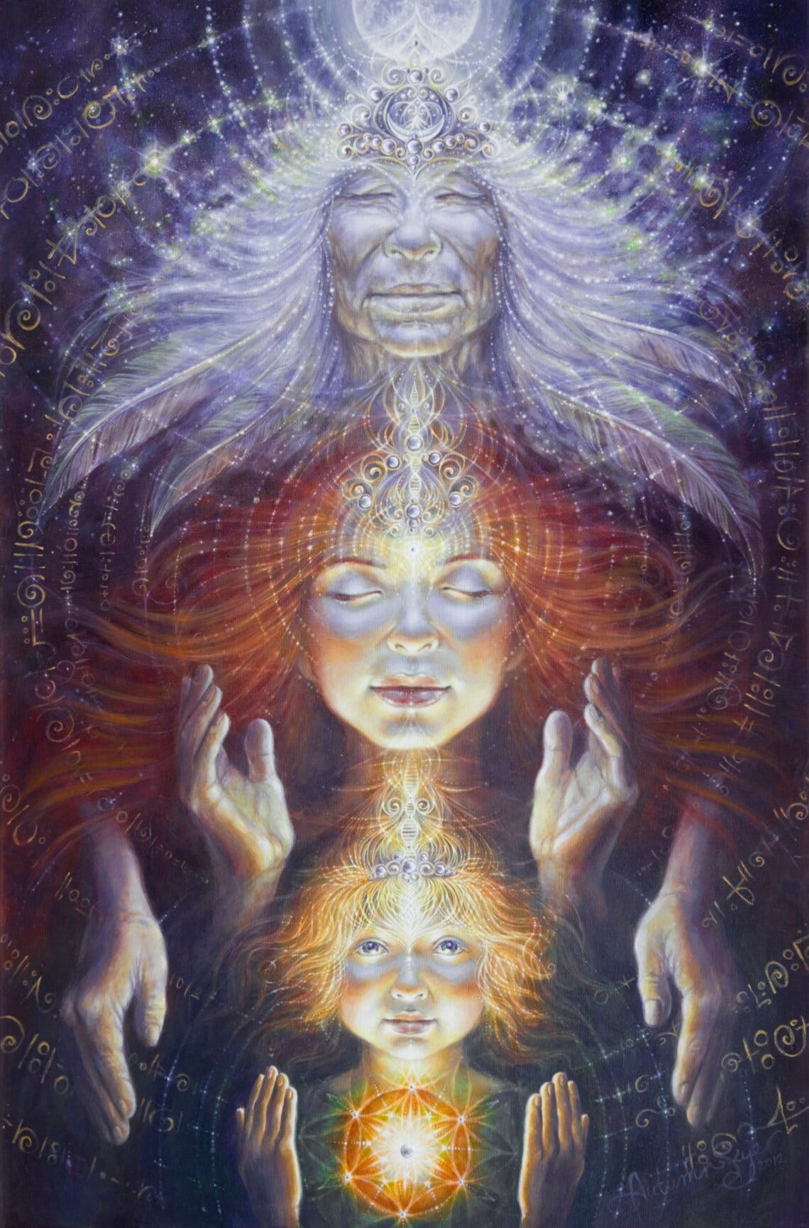 PAPER PRINT archival Wisdom of the Ages image 1