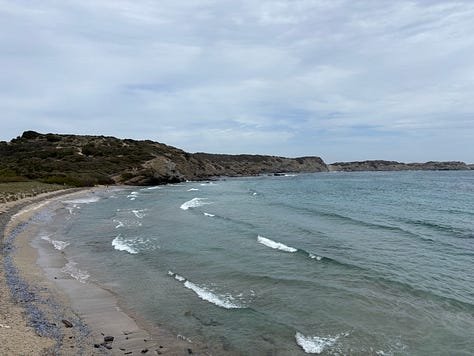 coves beaches north east Menorca gr223 cami de Cavalls
