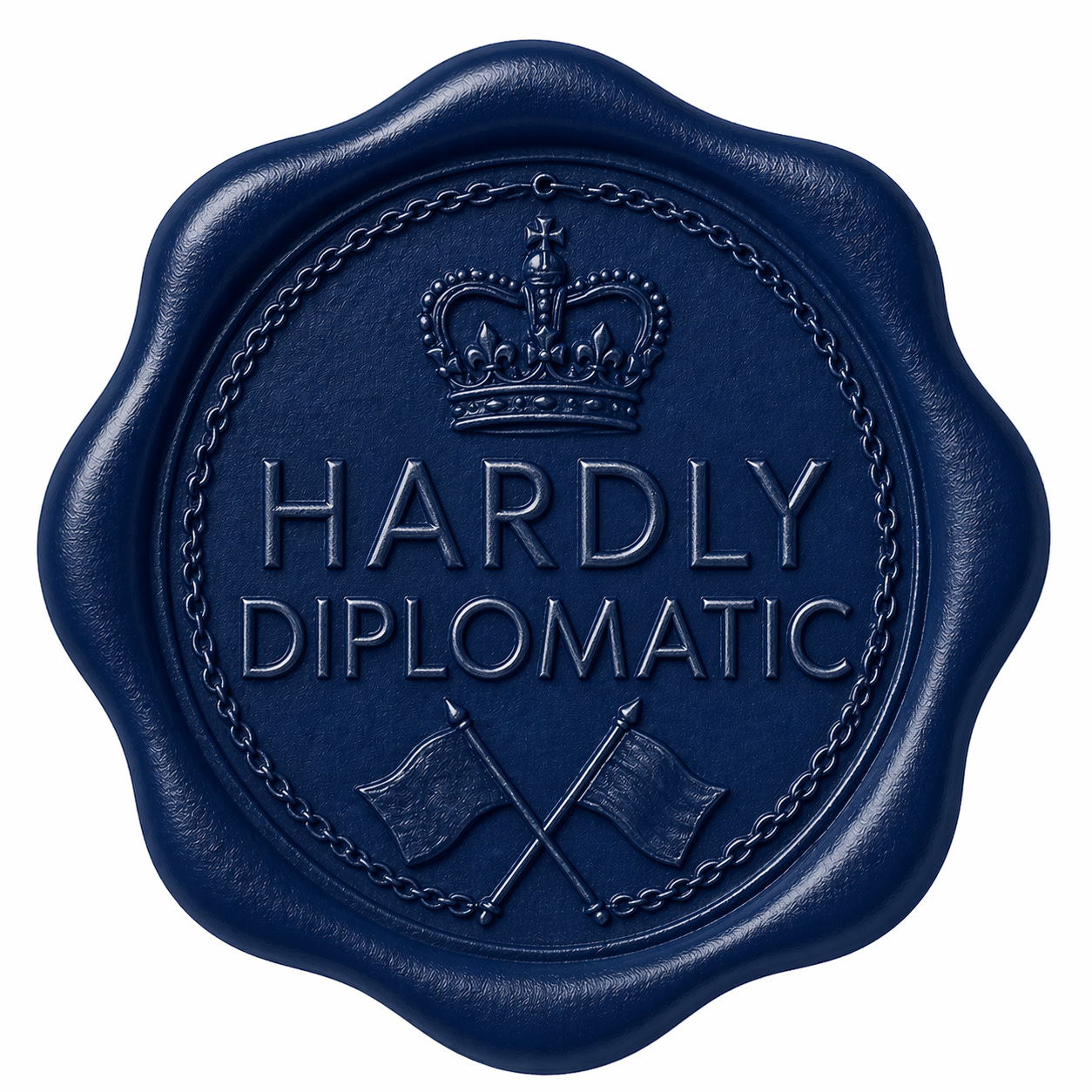 Hardly Diplomatic logo
