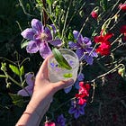 The Kosmic Kitchen's Lemon Balm & Aloe Mojito Mocktail