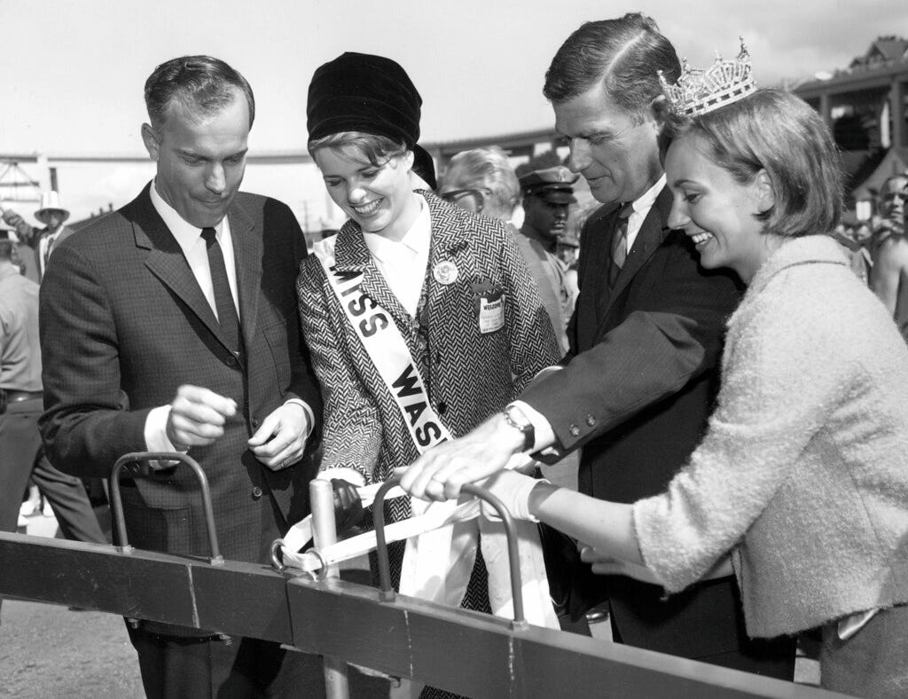 Ribbon cutting 1966 Ribbon cutting 1966
