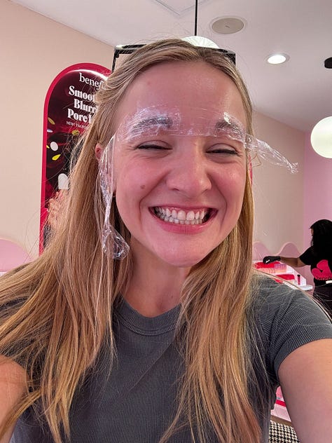 Lexi Herrick's brow lamination experience at Benefit Brow Bar in Brooklyn.