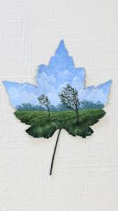 “In The Wind”, Painted on a preserved maple leaf 🍁 , The painting came  about during an especially windy weekend. As I watched the trees bending  outside the studio window, it felt like watching the ...
