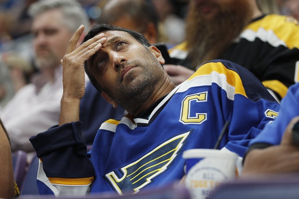 st louis fans worried at bruins game 3 game stanley cup 20190 st louis fans worried at bruins game 3 game stanley cup 20190
