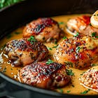 French Chicken with Mustard - POULET À LA MOUTARDE