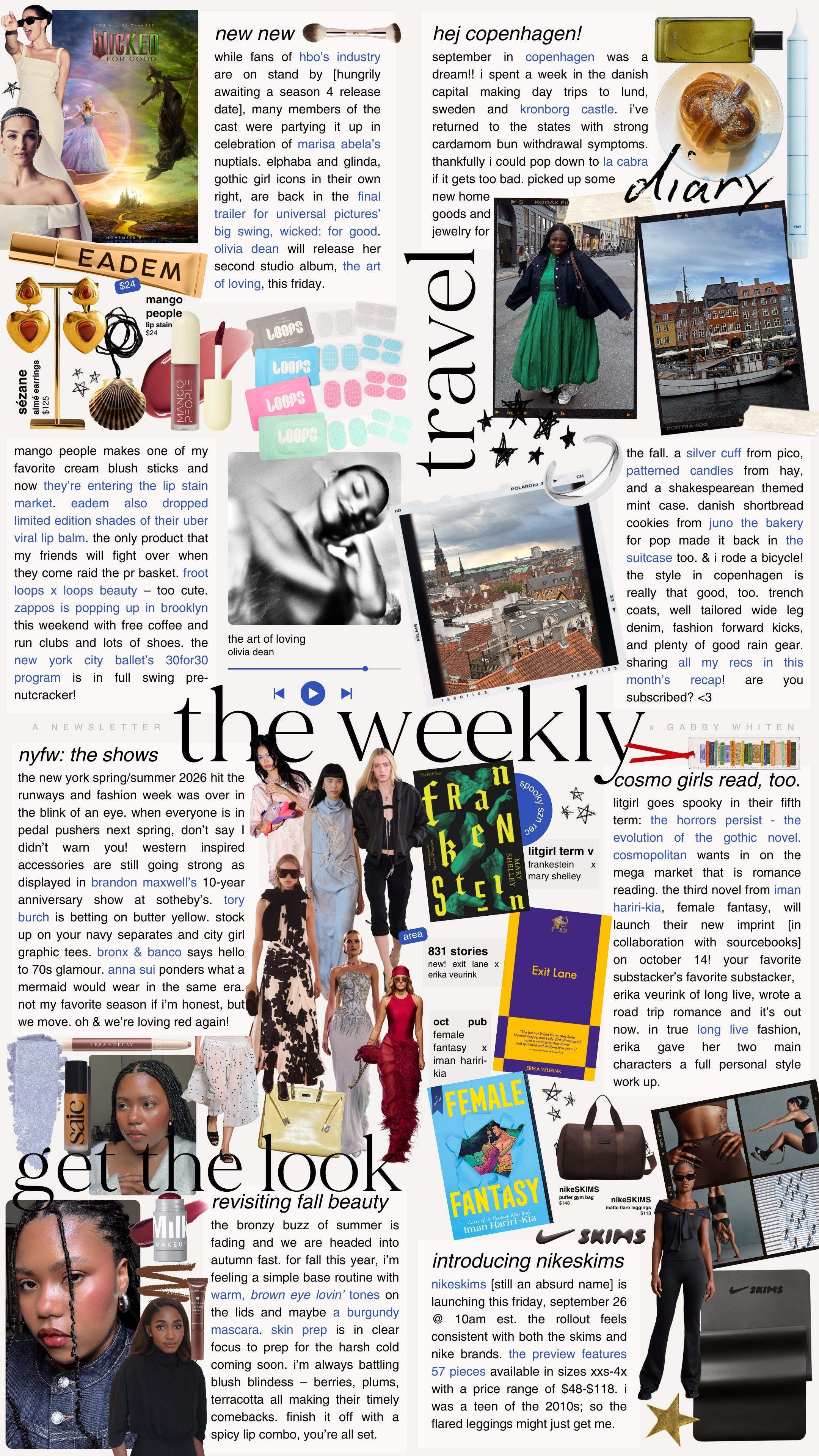 Gabby Whiten (@gabbywhiten): "icymi: this week’s mini mag 💌"