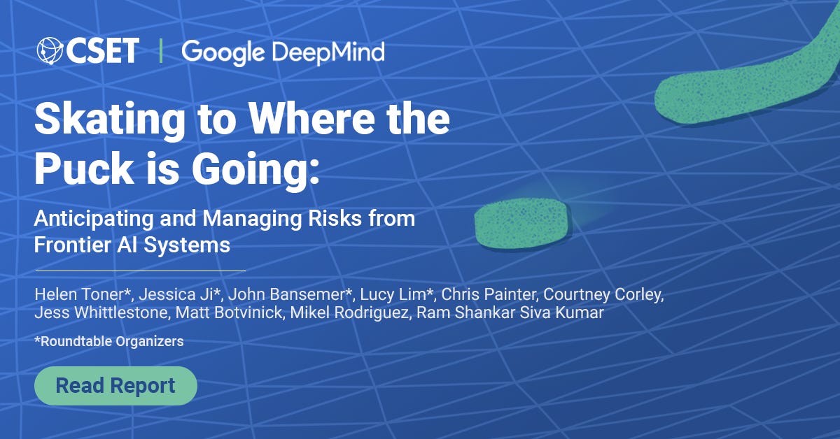 Skating to Where the Puck Is Going | Center for Security and Emerging  Technology