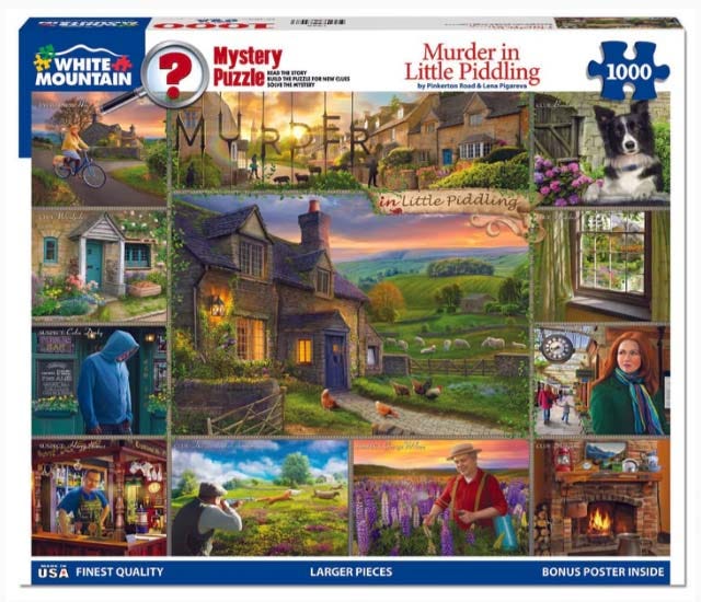 White Mountain Mystery Puzzle Murder in Little Piddling