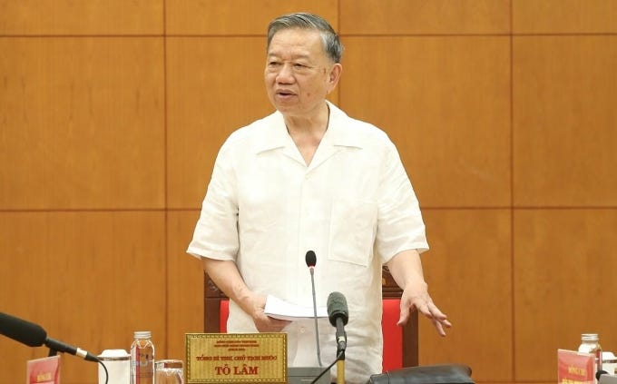 Tổng Bí thư, Chủ tịch nước Tô Lâm phát biểu tại buổi làm việc với Đảng ủy Chính phủ về thực hiện Chỉ thị 34 của Ban Bí thư về tăng cường sự lãnh đạo của Đảng với công tác phát triển nhà ở xã hội trong tình hình mới, chiều 19/5. Ảnh: Cổng thông tin Đảng Cộng sản Tổng Bí thư, Chủ tịch nước Tô Lâm phát biểu tại buổi làm việc với Đảng ủy Chính phủ về thực hiện Chỉ thị 34 của Ban Bí thư về tăng cường sự lãnh đạo của Đảng với công tác phát triển nhà ở xã hội trong tình hình mới, chiều 19/5. Ảnh: Cổng thông tin Đảng Cộng sản