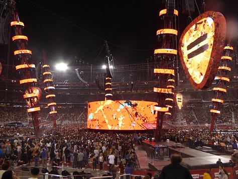 Collection of photos of Ed Sheeran in concert at Levis Stadium