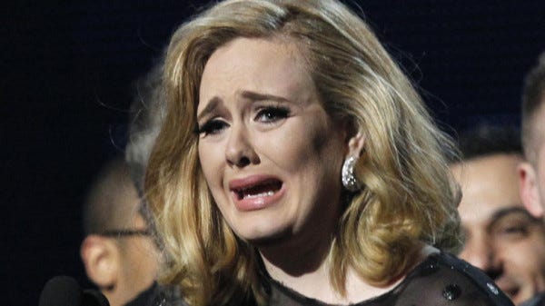 adele too late for grammys 2015 images adele too late for grammys 2015 images