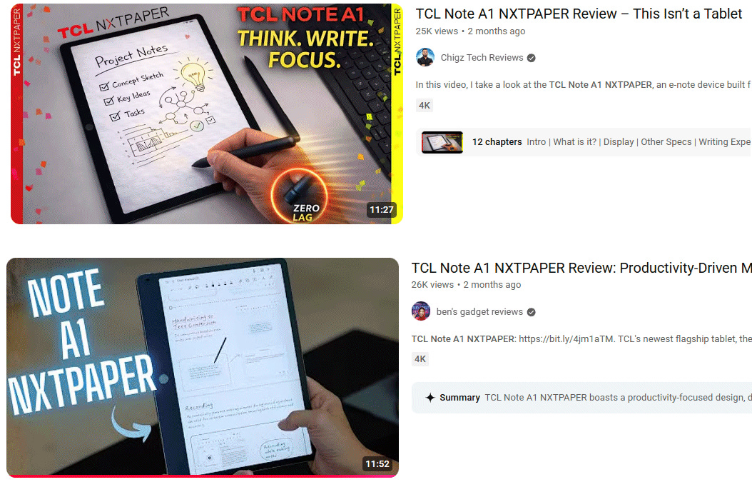 Review: TCL's Note A1 NxtPaper Disappoints