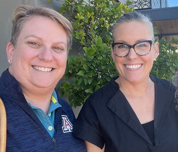 Governor-Elect Katie Hobbs and future Chief of Staff Allie Bones