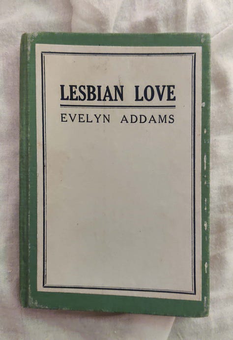 Lesbian Love, images from the only known copy