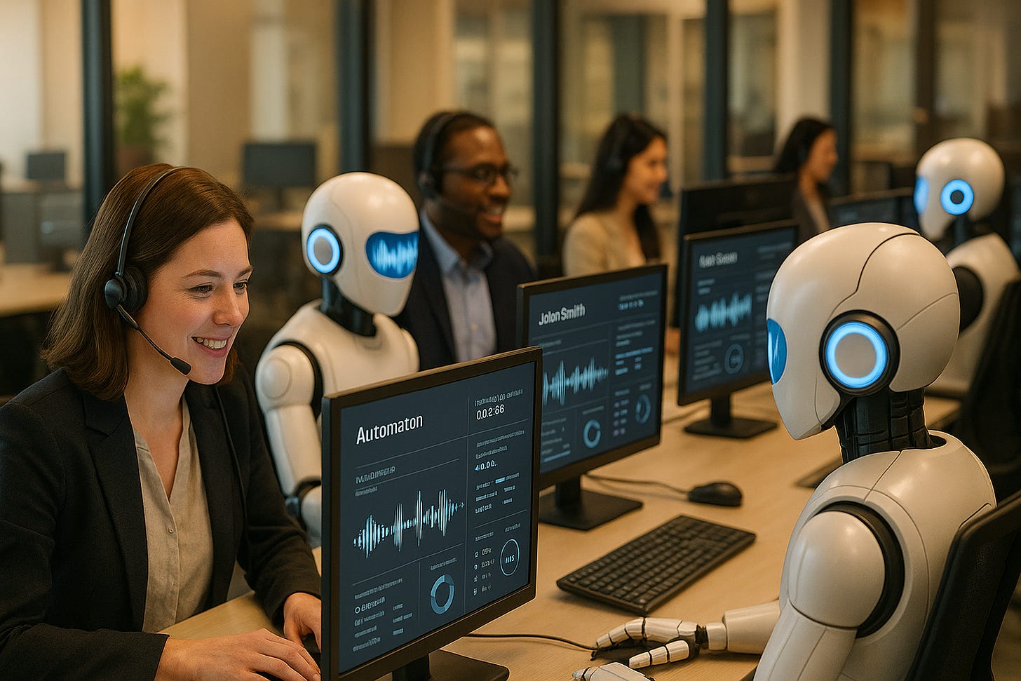 AI voice agents integrating seamlessly with enterprise customer service platforms