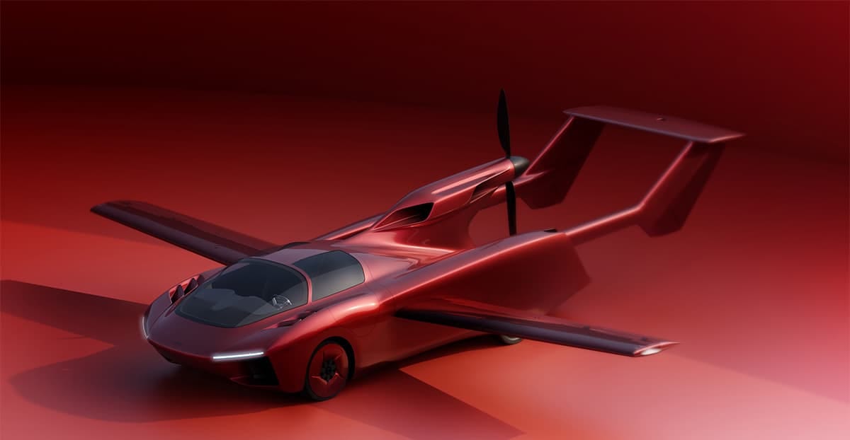 The AirCar's front end should blend in alongside modern vehicles on the road, but that oversized tail clearly reveals its ability to take to the skies The AirCar's front end should blend in alongside modern vehicles on the road, but that oversized tail clearly reveals its ability to take to the skies