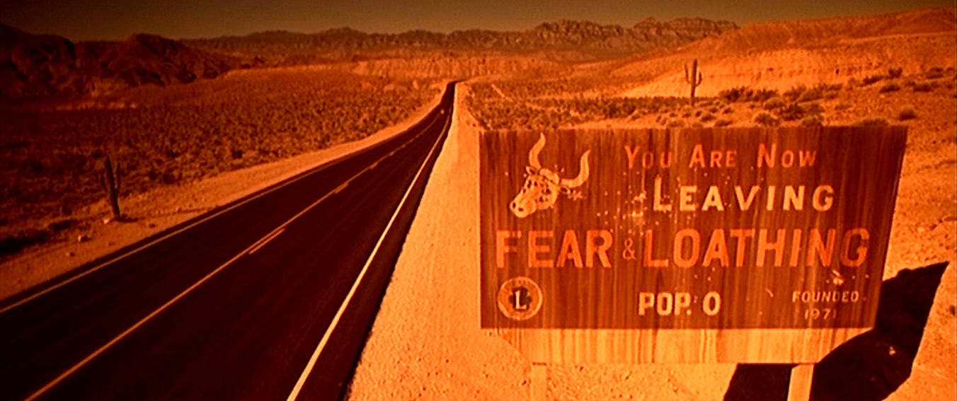Disappear Here.: 'We can't stop here, this is bat country!'