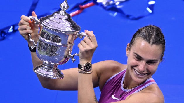 World No. 2 Aryna Sabalenka wins US Open women's final, beating American  Jessica Pegula – 101 ESPN