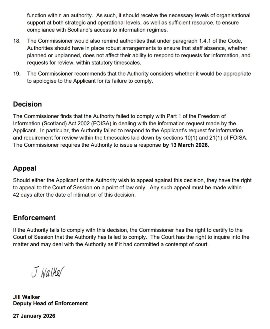 Decision 015/2026 Scottish Information Commissioner (Highland Council) page 3 Decision 015/2026 Scottish Information Commissioner (Highland Council) page 3