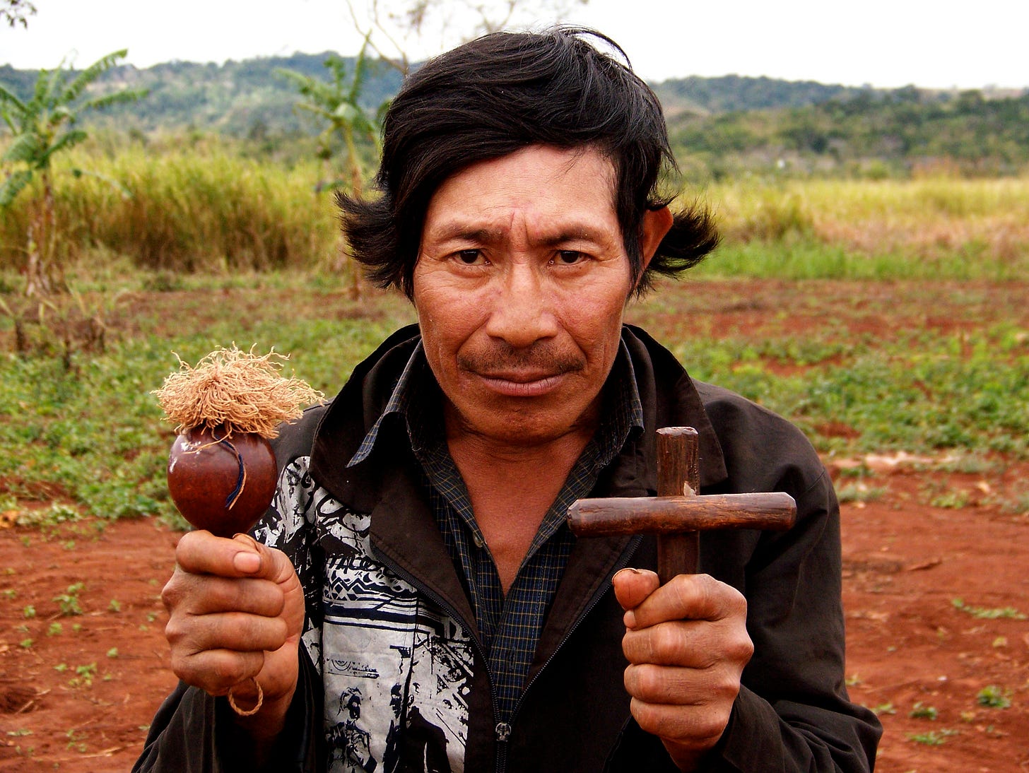 Chamán guarani Chamán guarani