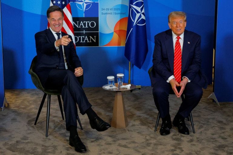 Trump with NATO 'all the way' on Article 5 as leaders gather at summit |  News | Al Jazeera