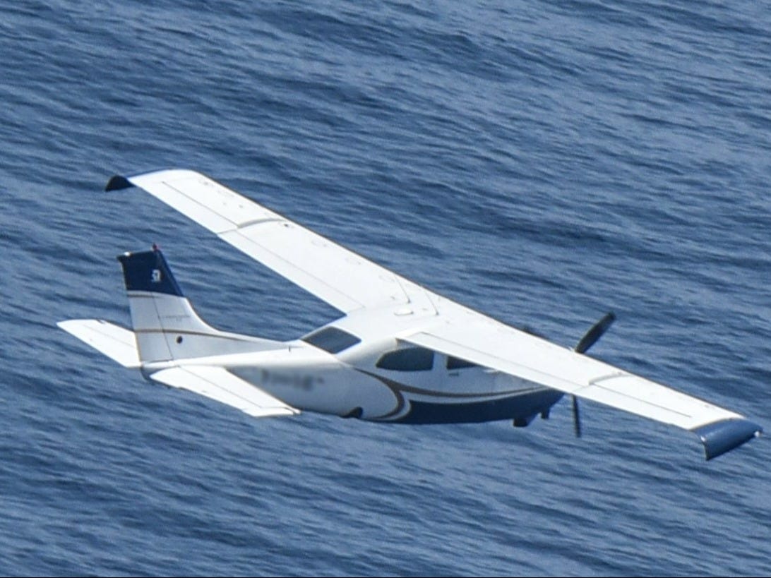 This airplane, smuggling 880 pounds of cocaine, was pursued in the Caribbean by a US CBP P-3 patrol aircraft and intercepted when it landed.
