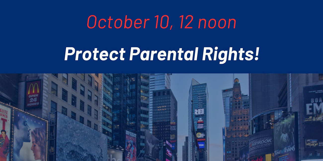 Protect Kids Action in Time Square