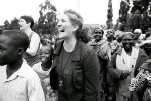 Celeste Mergens in Kisii, courtesy of Days for Girls Celeste Mergens in Kisii, courtesy of Days for Girls