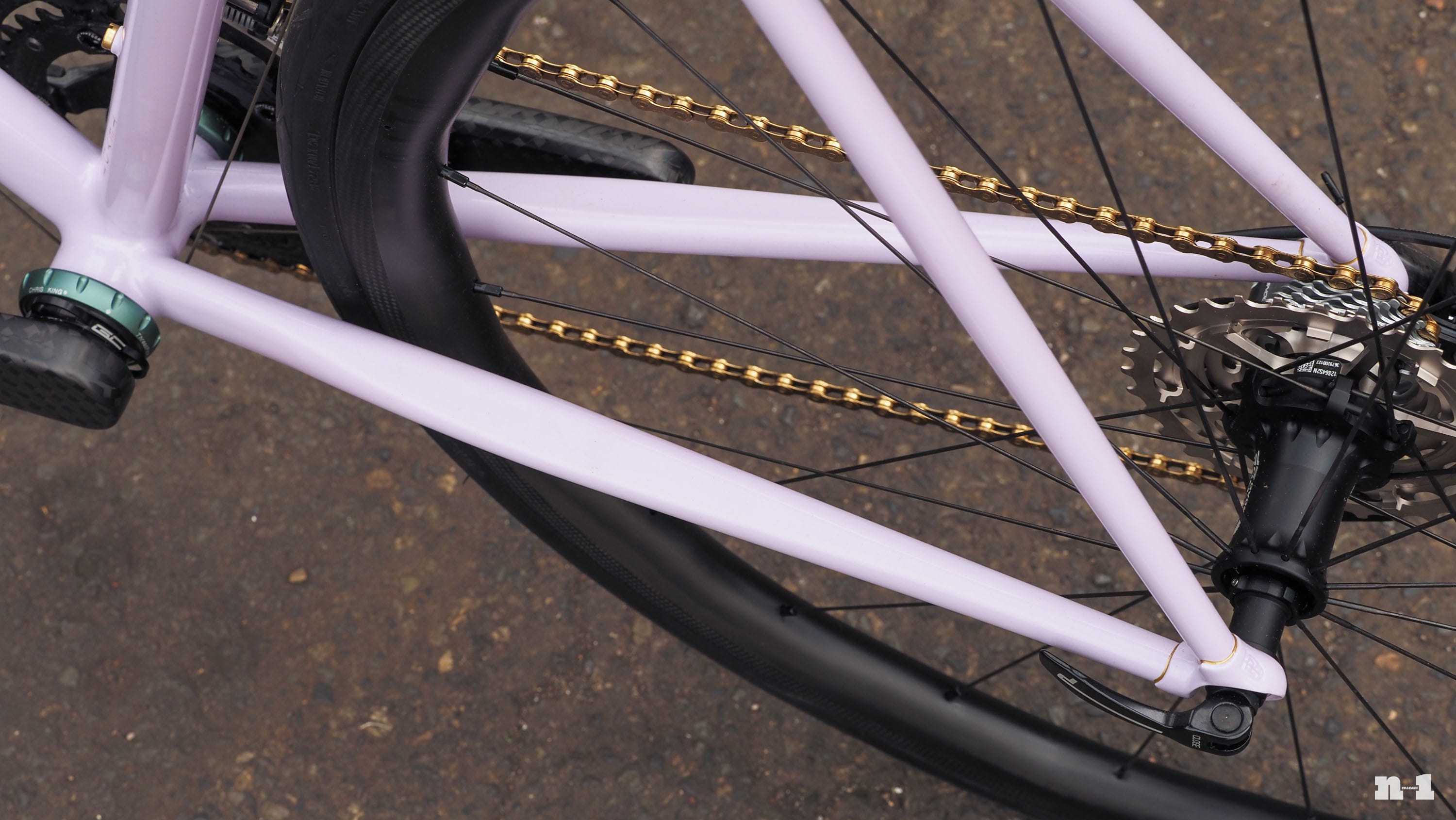 Saltair ultralight road bike chainstays