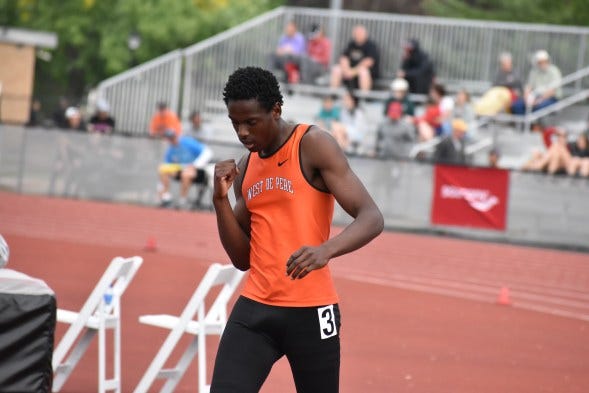 West De Pere's Tejay Evans West De Pere's Tejay Evans