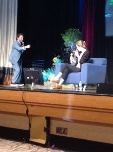 "Becky!" "Chuck!" *hearts*