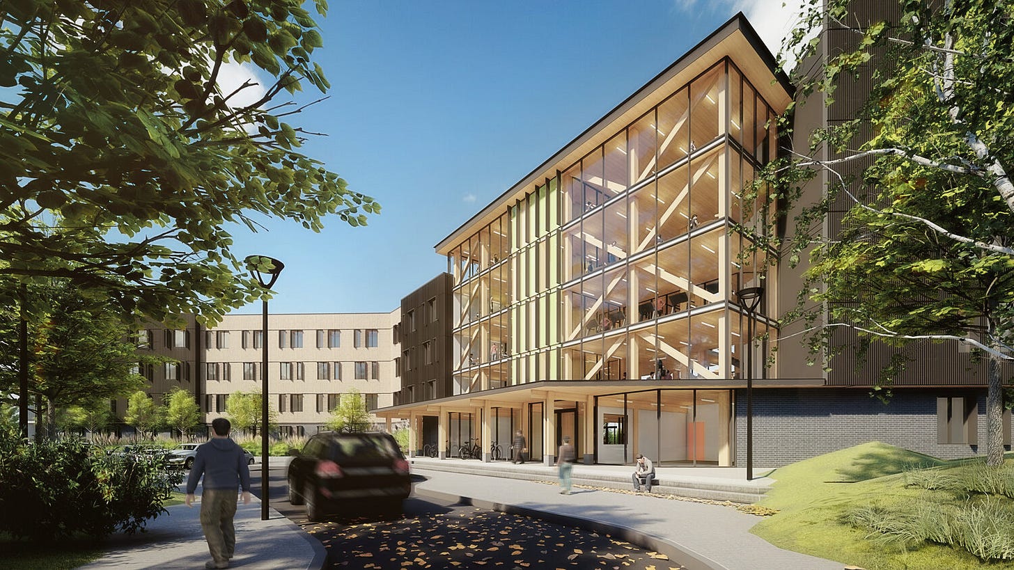 *Artist rendering of The HUB Prince George entrance