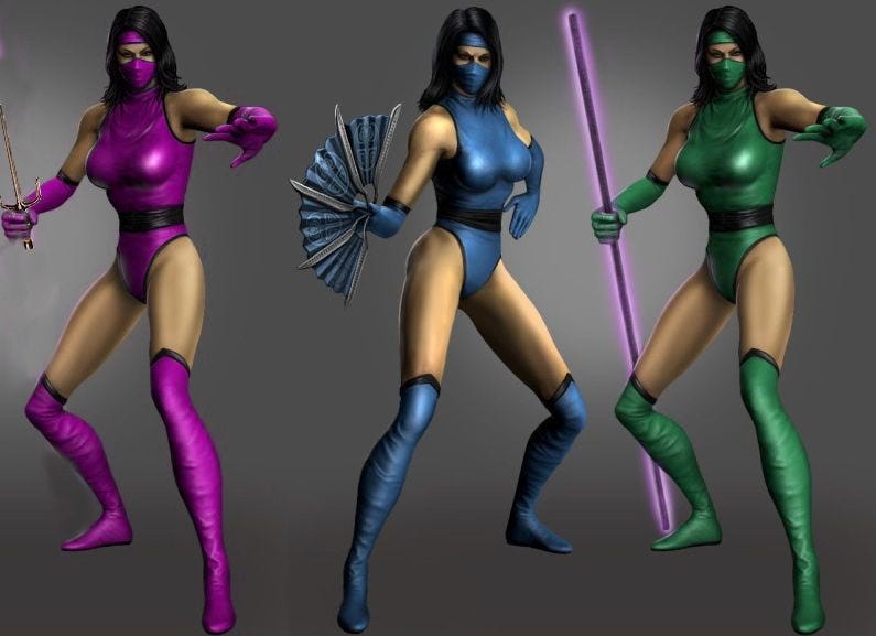 BruskPoet on X: "A Kitana/Mileena/Jade Mortal Kombat Legends animated movie  would be PEAK MK. A whole 1hr 15min movie of the three doing missions for  Shao Kahn & exploring the Kitana/Mileena sister