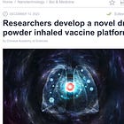 Coming Soon to a Country Near You: New ‘Safe and Effective’ NANO-MICRO Composite Dry-Powder INHALED Vaccine Platform