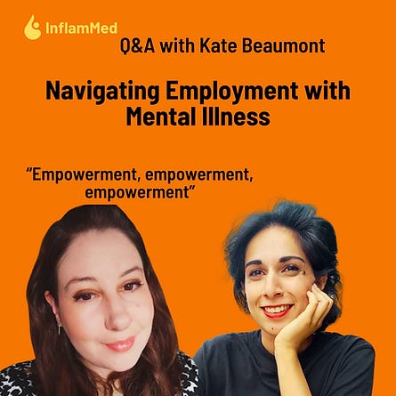 Graphic with Kate's picture on the left and Natasha's on the right. Highlighting the words on top of Kate "Empowerment, empowerment, empowerment"