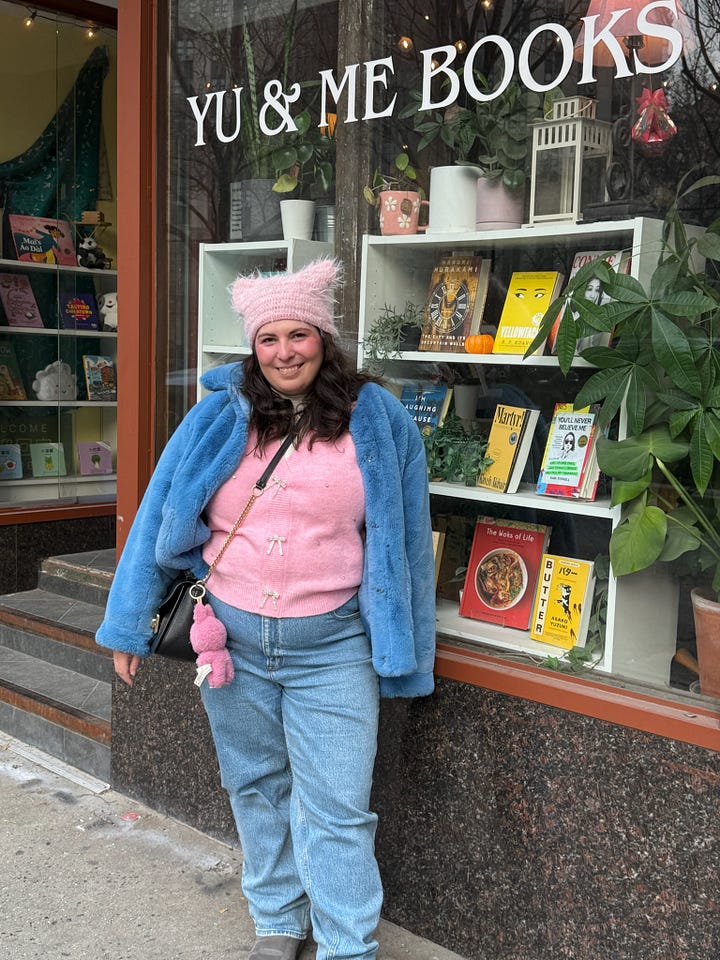 seven different outfit photos taken in front of a mirror