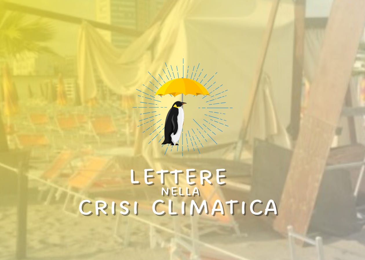 Copertia lettere nella crisi climatica alla fine dell'estate 2025