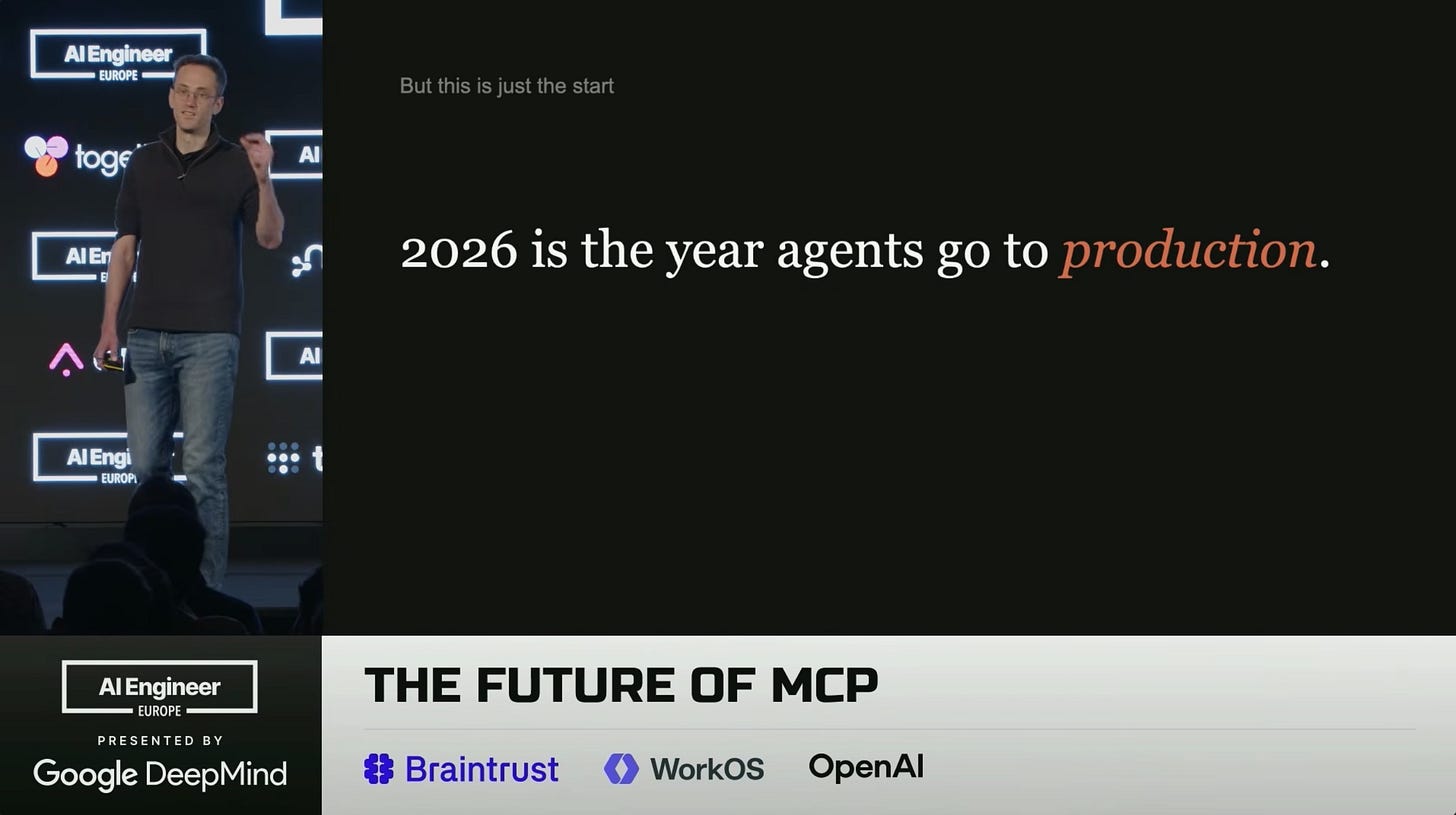 David Soria Parra at AI Engineer Europe