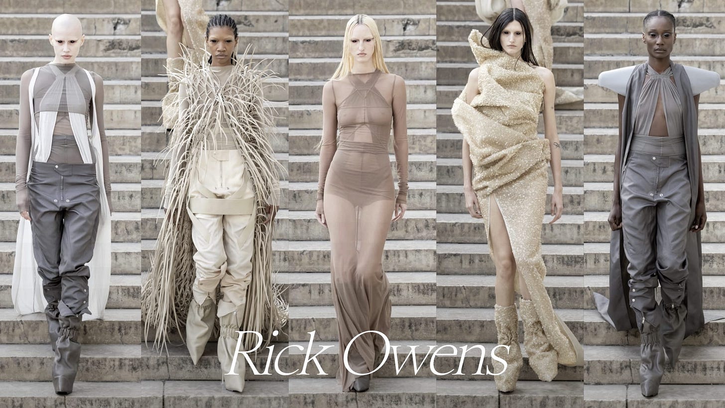 Rick Owens Spring 2026 Fashion Show | The Impression